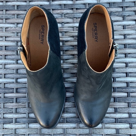 SPERRY TOP-SIDER Womens Dasher Lille Leather Ankle Booties - Picture 3 of 17